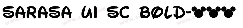 Sarasa UI SC Bold字体转换